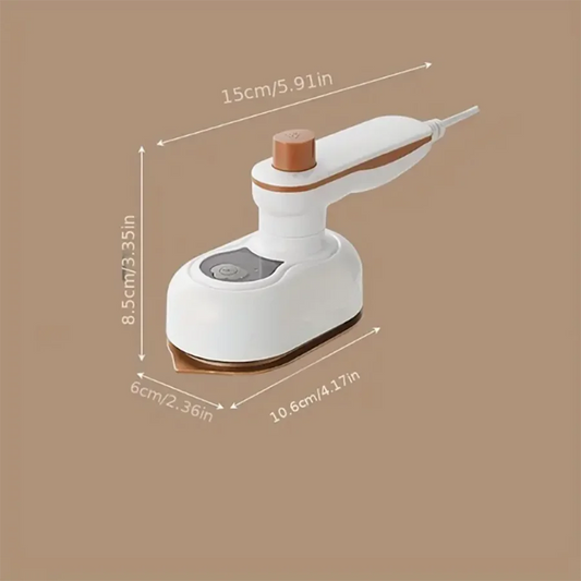 Mini Portable Steam Iron | 180° Rotatable Handle | Travel Garment Steamer for Home & Dorm